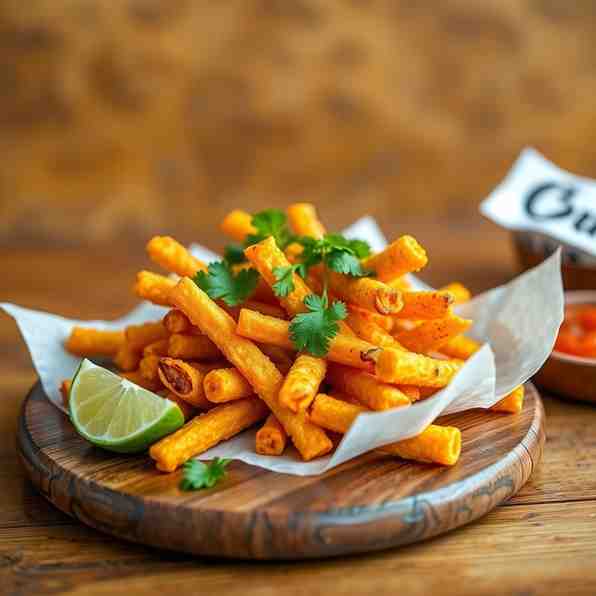 Crispy Yuca Fries - Salvadoran Snack
